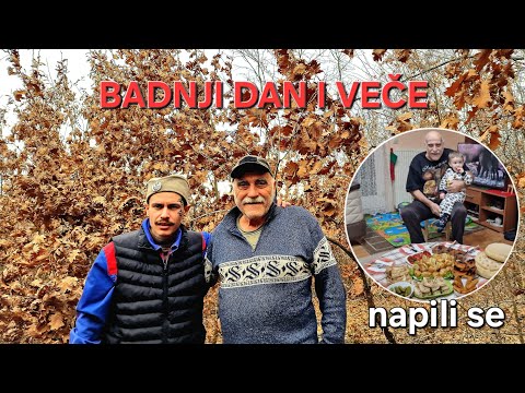 BADNJI DAN I BADNJE VEČE UZ RAKIJU I ŠALU! *napili se* -tajson umalo pao-