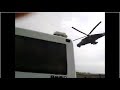 Славянск. Новоподгороднее. Военный вертолет пролетает над жителями 02.05.2014 