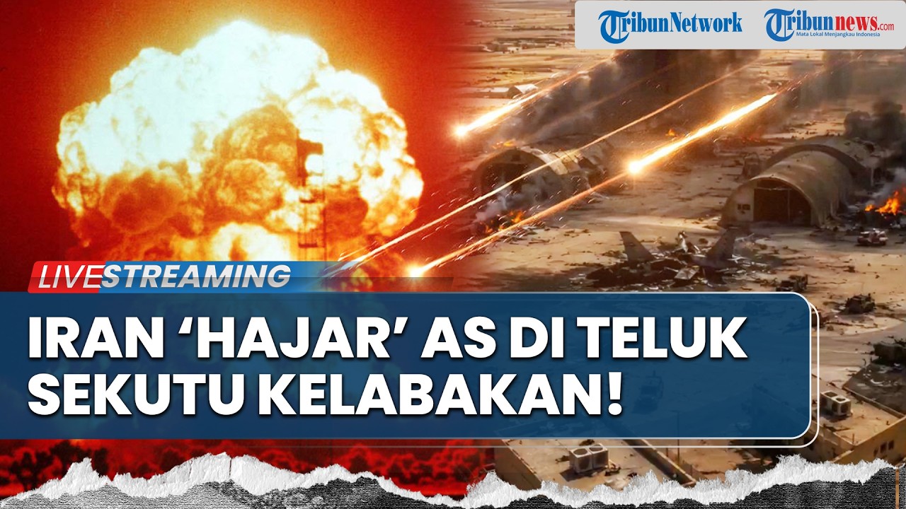 Iran Gempur Markas AS di Yordania, Kuwait, dan Bahrain, Sekutu Kelabakan Cegat Rudal dan Drone