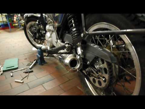 XBR mit SR-Racing Auspuff ohne DB-Killer