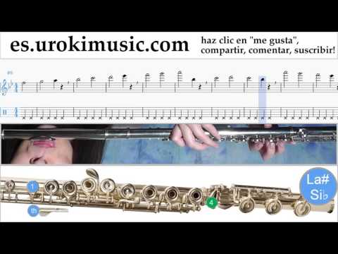 Como Tocar Flauta Lukas Graham - 7 Years Tablatura Parte#1 ejercicios um-i927