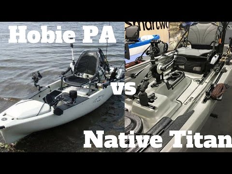 Hobie Pro Angler vs Native Watercraft Titan (Which Fishing Kayak is Better?)