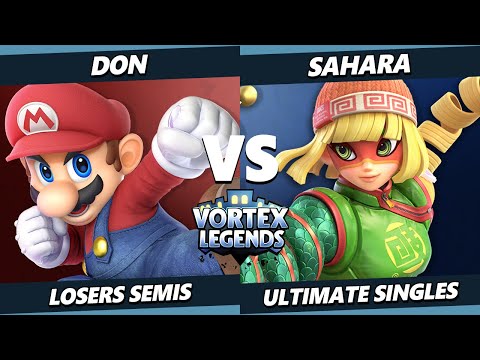 VL 38 Losers Semis - Don (Mario, Pokemon Trainer) Vs. Sahara (Min Min) SSBU Ultimate Tournament