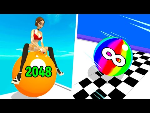 Yoga Ball Run vs Ball Run Infynity - ⭐ Max Level Gameplay (Part 1)