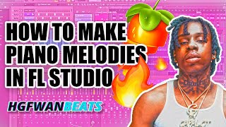 How To Make Melodies In FL Studio 20! | Piano Melody Tutorial FL Studio 20 21 Tutorial