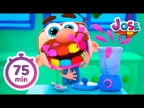 Compilation vidéo | Dessins animés pour enfants | 75 minutes d'histoires de Jose