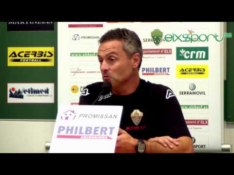 Elxsport.com: J.9 - Elche Cf - Numancia - Ruedas de prensa previa - Beranger
