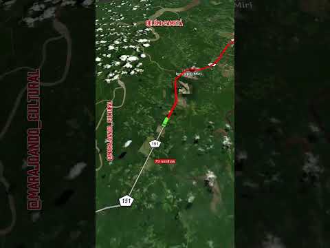 De Belém até a cidade de Cametá ( Simulação de viagem)