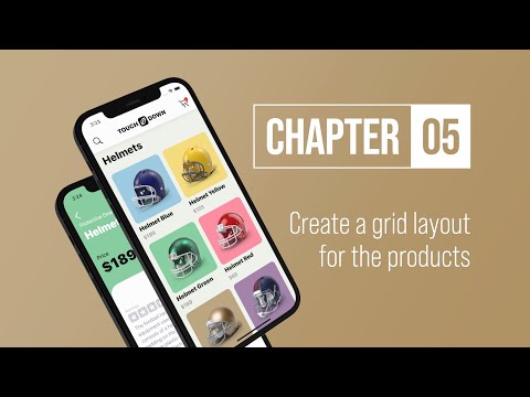Learn how to develop a vertical grid layout with the SwiftUI framework - Part 5