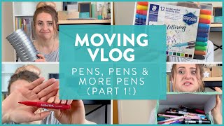 Organising my PENS | Part 1 | Moving Vlog