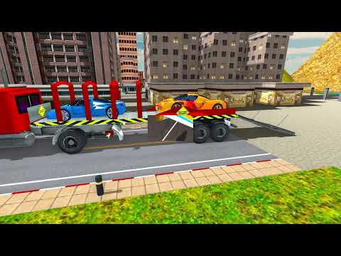 Airplane Pilot Car Transporter Trailer 1