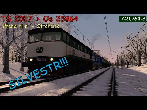 Train Simulator 2017►SILVESTR►#11►ČD 749.264-8►Praha hl.n. - Strančice►Jackey CZ