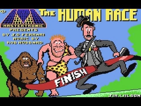 The Human race - C64 Longplay/Walkthrough