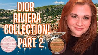 DIORIVIERA PART 2! DIOR FOREVER NUDE BRONZE GLOW & DIORSHOW OVERVOLUME MASCARA! Review, Demo, Try On