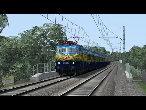 BR 103 220 Paradiesvogel Im Touristik Zug Virtueller Führerstand nach Hamburg HBF