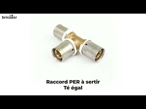 Raccord PER à sertir - Té égal BOUTTÉ