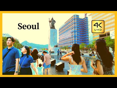 SEUL, HÀN QUỐC đi bộ | Tour por Seul 4K UHD | Corea del sur