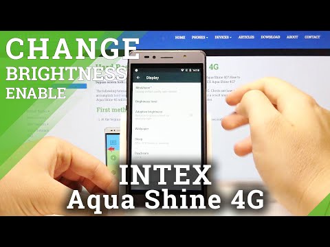 How to Enable Auto Brightness in INTEX Aqua Shine 4G – Use Auto Brightness Feature