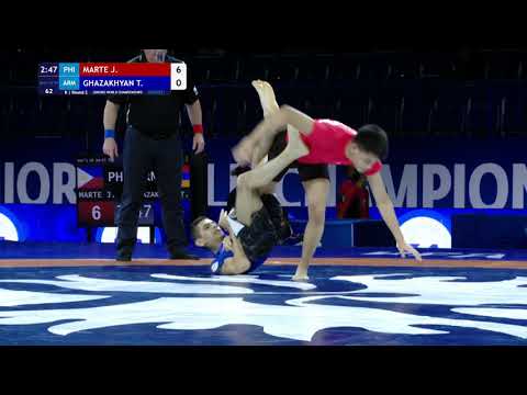 Round 2 Men's GP No-Gi - 58 kg: J. MARTE (PHI) v. T. GHAZAKHYAN (ARM)