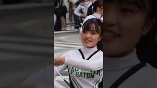 青山学院大学　バトントワリング　銀座 交通安全ゴールデンパレード