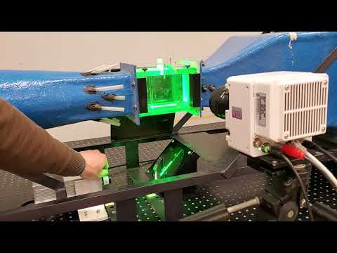 Set up and Demonstration of a Quantitative Flow Visualization System for Fluid Flow Measurements