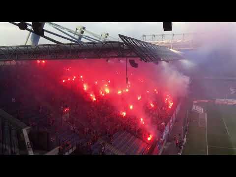 Wisła Kraków Lech Poznań 2018 zabawa kibiców