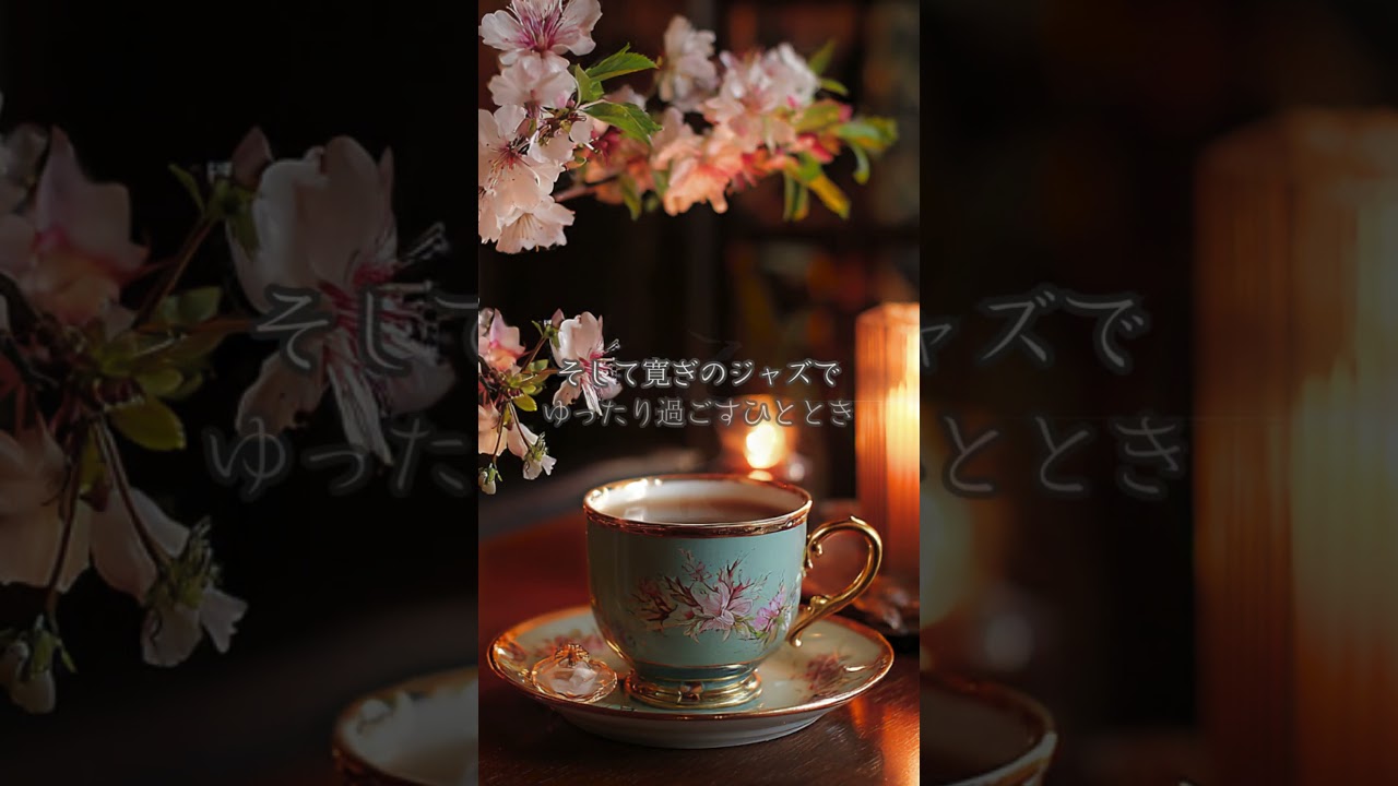 春の夜の桜ジャズ【カフェBGM】  #bgm #jazz #aimusic #春 #桜