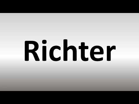 How to Pronounce Richter