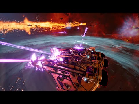 Mega Mod 2020: Eldar Corsairs vs TAU Protector Fleet! - Quick Battle, Battlefleet Gothic Armada 2