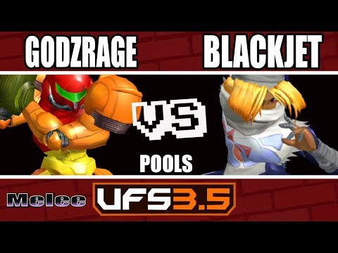 UFSmash 3.5 - Melee - FDP|Godzrage (Samus) VS IME-Revoltz.ntc|BlackJet (Sheik) - Pools [Parcial]