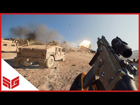 Battlefield 2042: Portal Gameplay - Milsim Hardcore No Hud - El Alamein