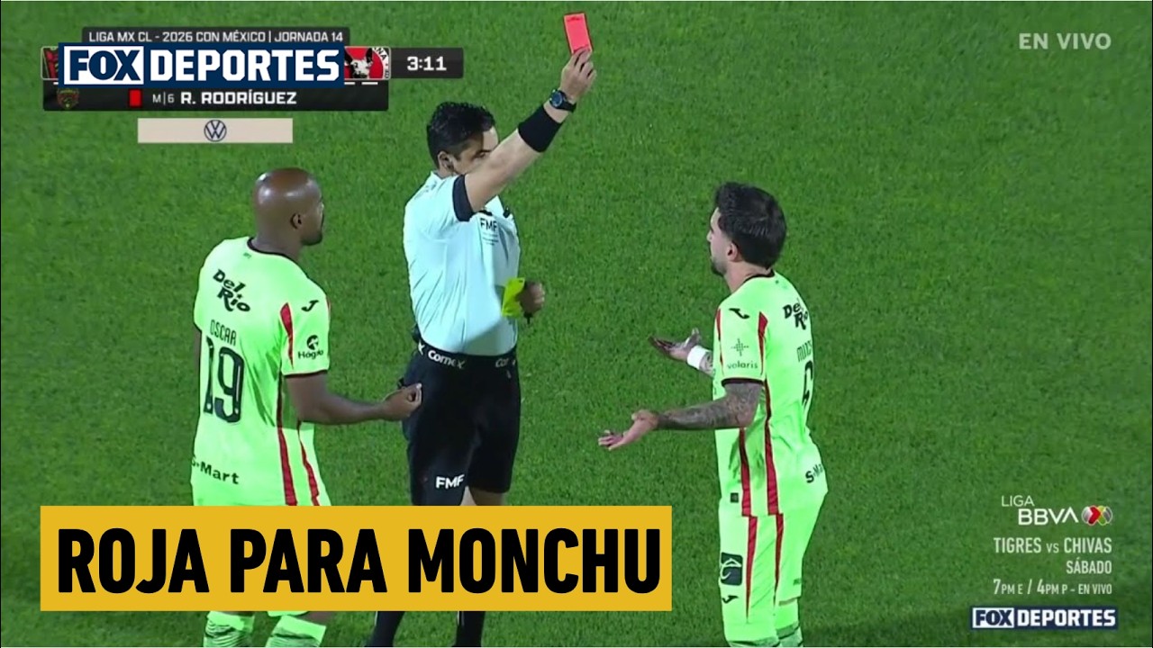 😳🟥 ROJA PARA MONCHU | FC Juárez 0-0 Tijuana | Jornada 14 | Liga MX