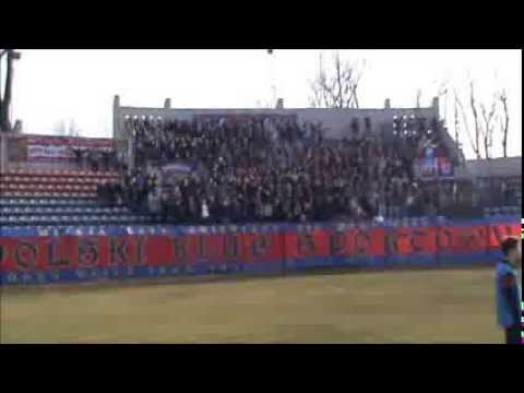 Doping kibiców Odry Opole na meczu z Bytovią