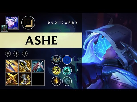 Ashe ADC vs Senna - EUW Challenger Patch 25.22