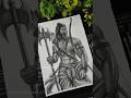 Lord Parshuram Drawing Sketch ️‍ ️ Lord Parshuram Jayanti Shorts Parshuram Drawing Sketch