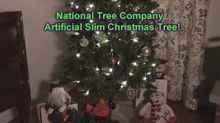 National Tree Company 9&#39; Artificial Slim Christmas Tree, Green, Kingswood Fir, With Stand REVIEW