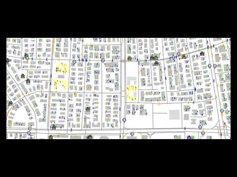 Agent based model: simulation of pedestrians