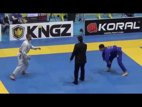 Cemil Karahan vs Josh Valles - FINAL - IBJJF European Open 2017 - Purple Adult - Medium-Heavy