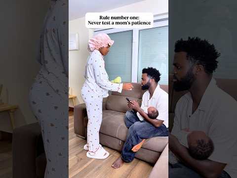 Never test a mom’s patience… especially one raising twins + a newborn 😭😂