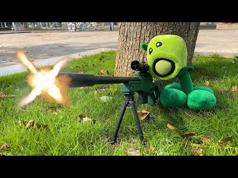 Plants V Zombies Plwsh toys Attack - Save The Sunflower.
