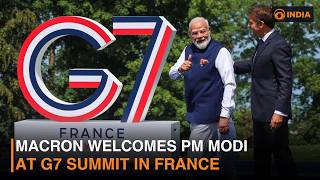 Macron welcomes PM Modi at G7 Summit in France & more news | DD India Live | 7:30 PM IST