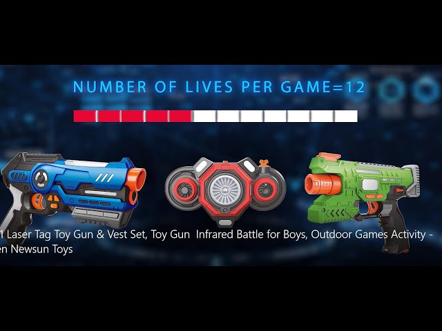 لعبة الليزر تاج (٤ أشخاص) ماركة (five star)