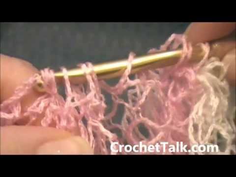 How to Crochet a Ruffle Scarf With Sashay Yarn crochet tutorial