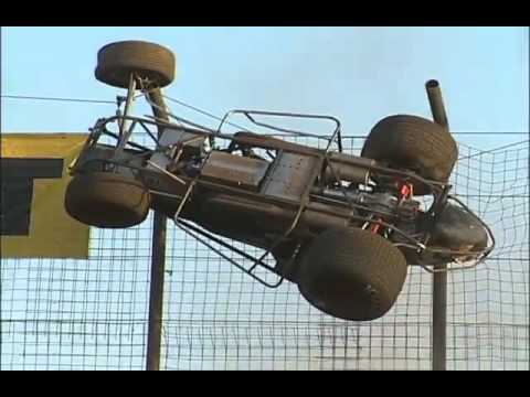 Perris Auto Speedway Crash into Fence