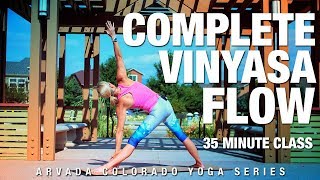 35 Min Complete Vinyasa Flow Yoga Class - Five Par