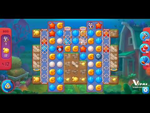 Fishdom. 9015 hard level no boosters and diamonds. 16 moves
