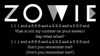 Zowie - My Calculator (Lyrics Video)