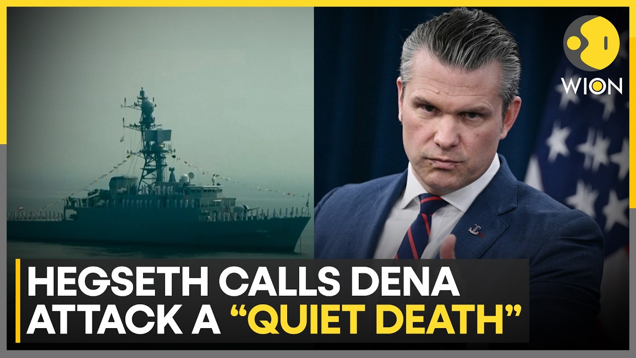 US-Iran War | Hegseth: Iranian Warship Destroyed in Historic Torpedo Sinking | WION