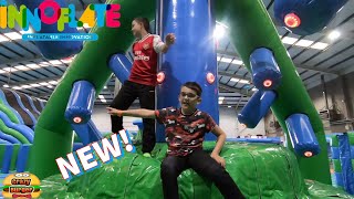 NEW at Innoflate Livingston - Colour Chaser High Score Challenge!  Inflatable Themepark Fun!
