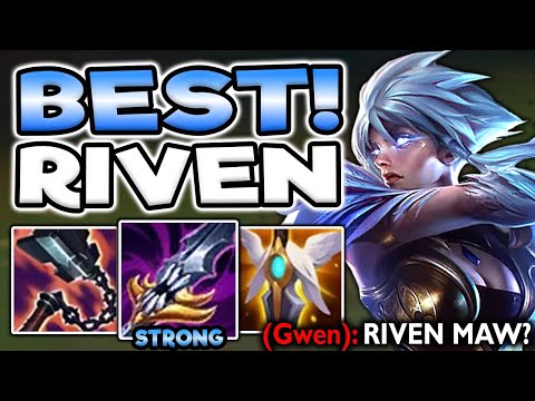 RIVEN IS UNSTOPPABLE WITH MAW (BEST COUNTER BUILD) - Riven TOP Gameplay Guide - League of Legends